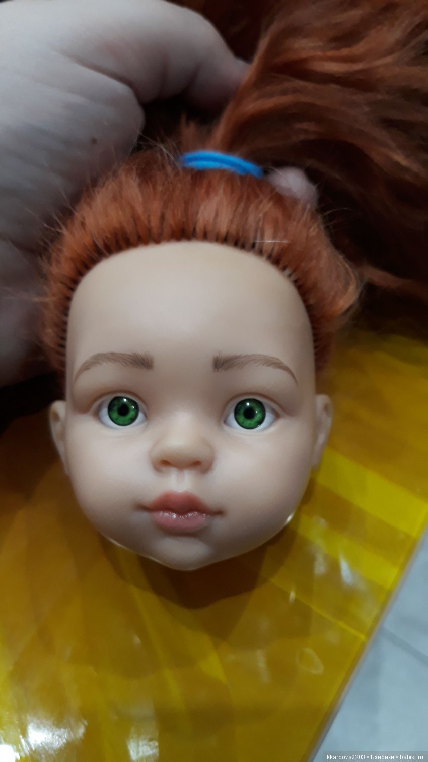 Рыжее солнышко — ООАК Paola Reina (Паола Рейна) и испанских кукол: перерисовка (фото 4)