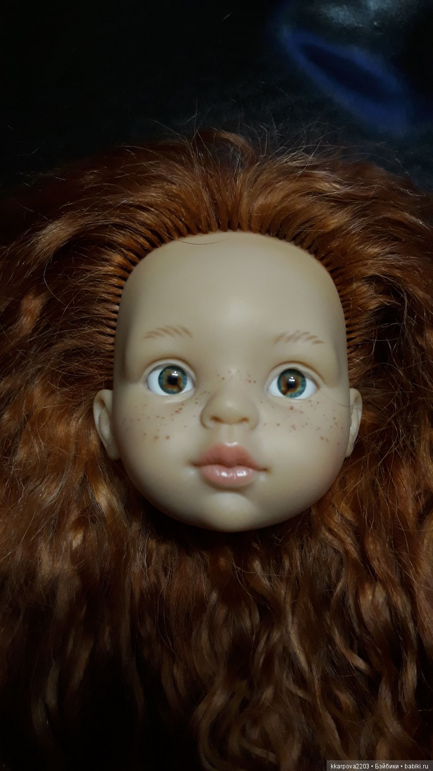 Рыжее солнышко — ООАК Paola Reina (Паола Рейна) и испанских кукол: перерисовка (фото 2)