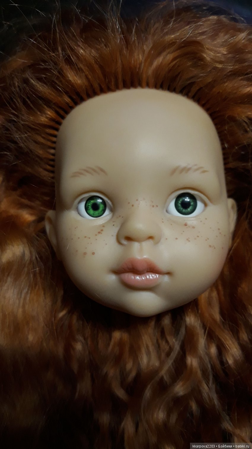 Рыжее солнышко — ООАК Paola Reina (Паола Рейна) и испанских кукол: перерисовка