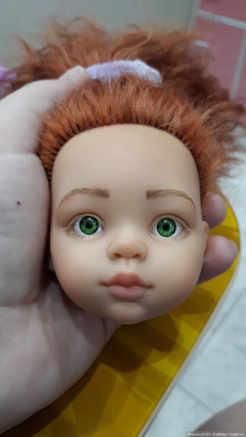 Рыжее солнышко — ООАК Paola Reina (Паола Рейна) и испанских кукол: перерисовка (фото 5)