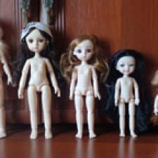 Тела и мерки шарнирных куколок от 15 до 28см