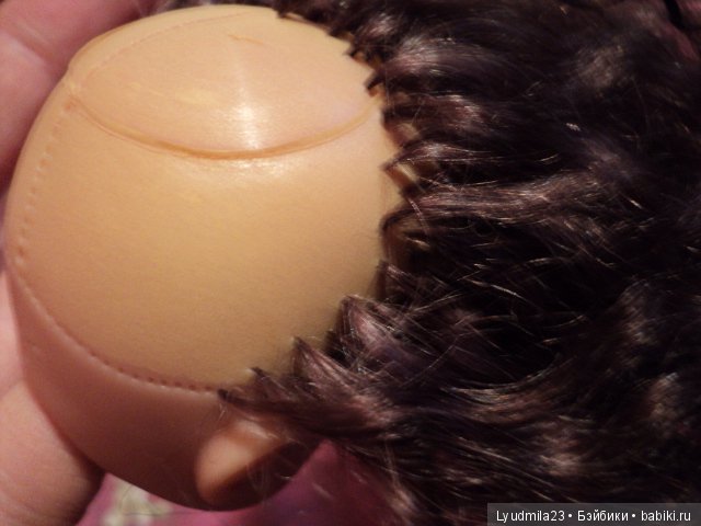 Как выпрямить парик кукольный