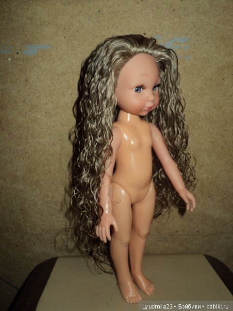 Перепрошивка волос кукле. Продолжение