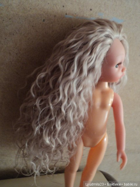 Перепрошивка волос кукле. Продолжение (фото 7)