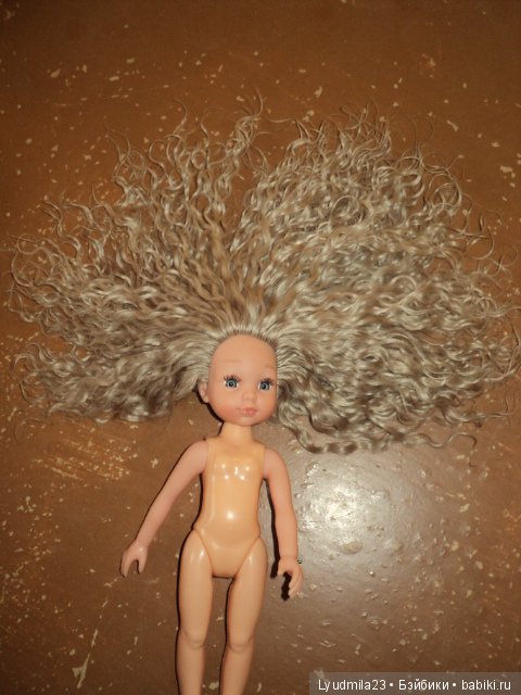 Перепрошивка волос кукле. Продолжение (фото 8)