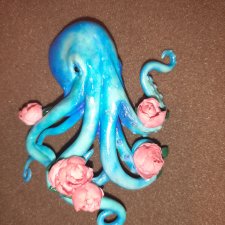 Мои новые работы, малыш и осьминожка