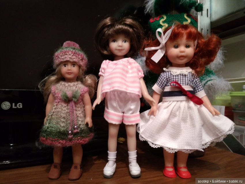 Малышка Мари (Heartstring Dianna Effner) и ее подруги / сравнение кукол