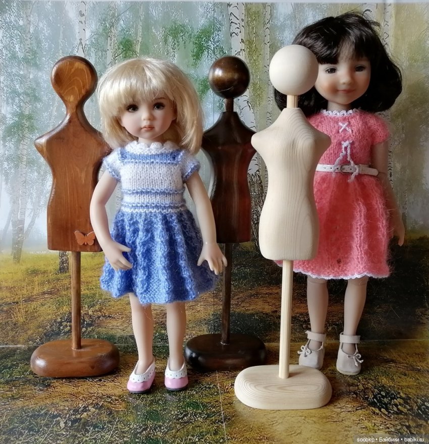 Манекены для демонстрации кукольной одежды