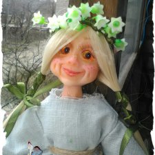 Авторская кукла Дриадка "Веснянка"