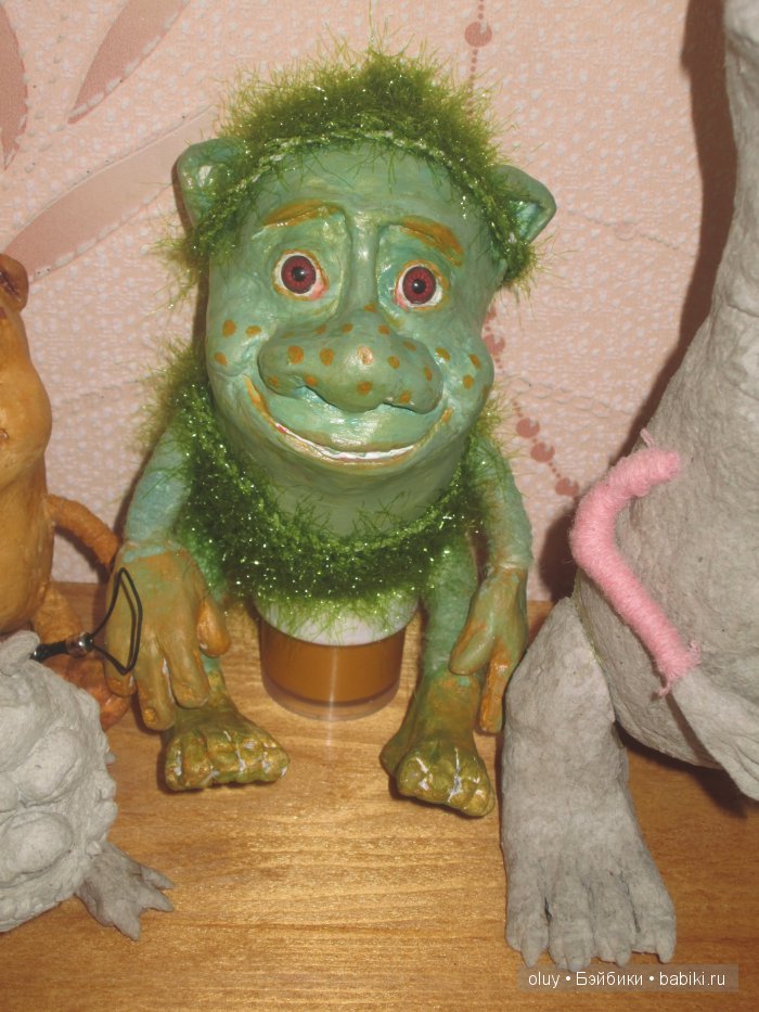 Мой мир — Игрушки в смешанной технике (мех и глина): Арт (фото 3)