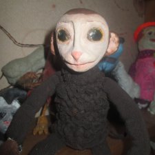 Моя обезьянка. Авторская кукла