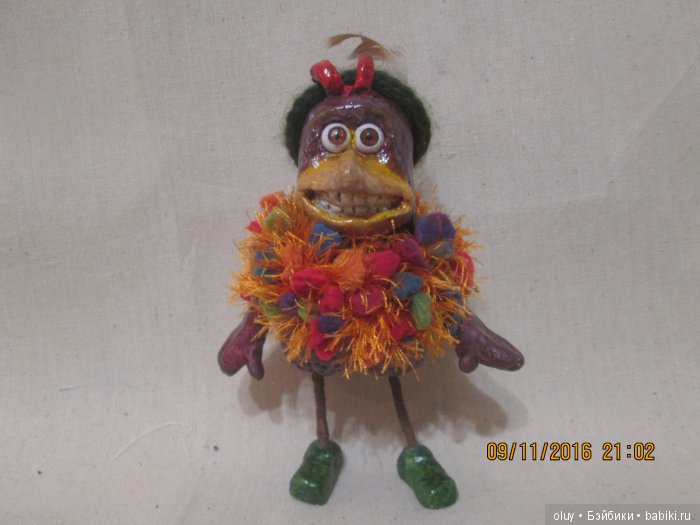 Подарки — Игрушки в смешанной технике (мех и глина): Арт (фото 4)