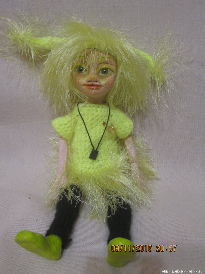 Подарки — Игрушки в смешанной технике (мех и глина): Арт (фото 7)