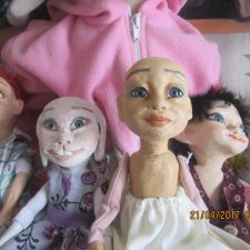 Наргиз - кукла из папье маше