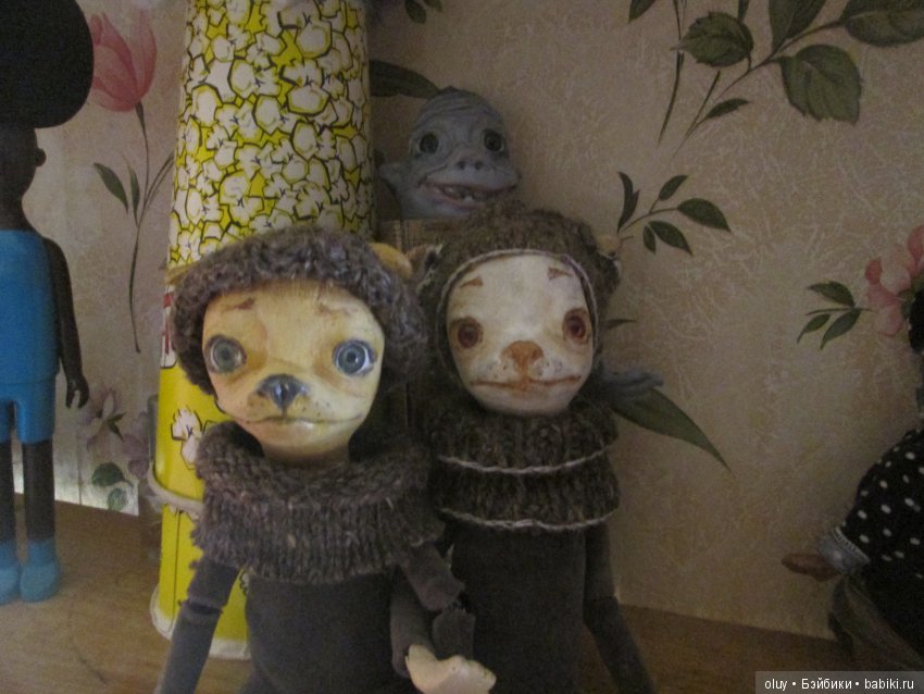 Белка и Стрелка — Авторские куклы из дерева (фото 10)