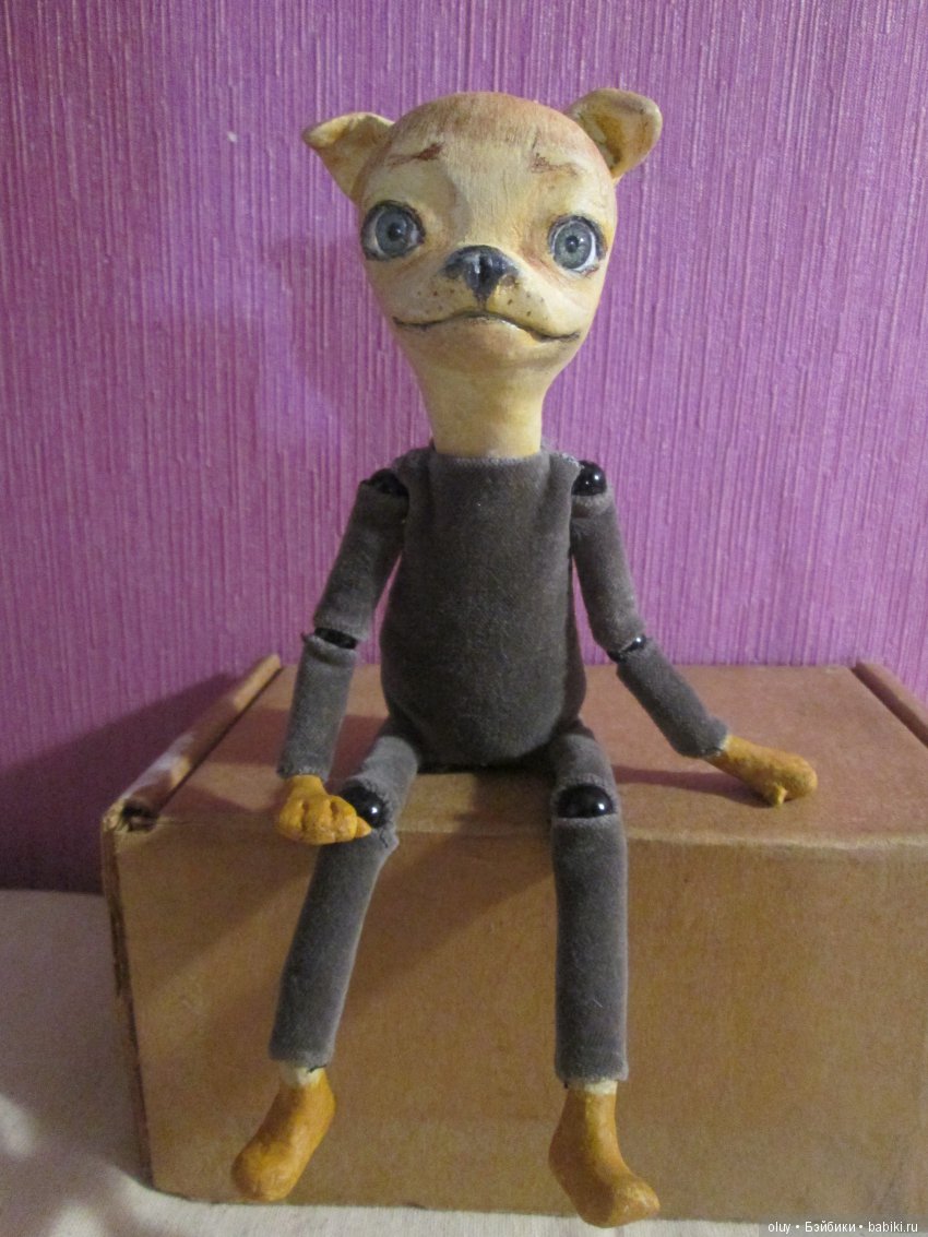 Белка и Стрелка — Авторские куклы из дерева (фото 7)
