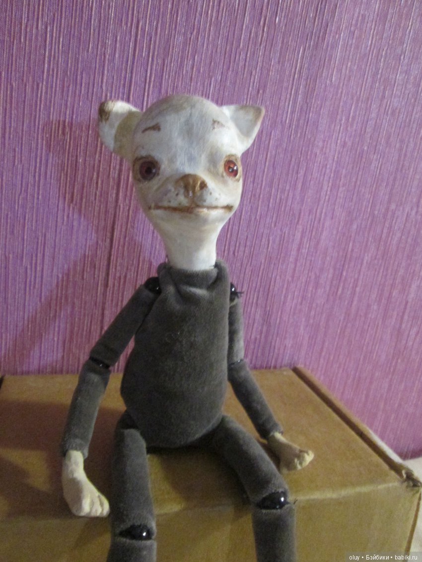 Белка и Стрелка — Авторские куклы из дерева (фото 8)