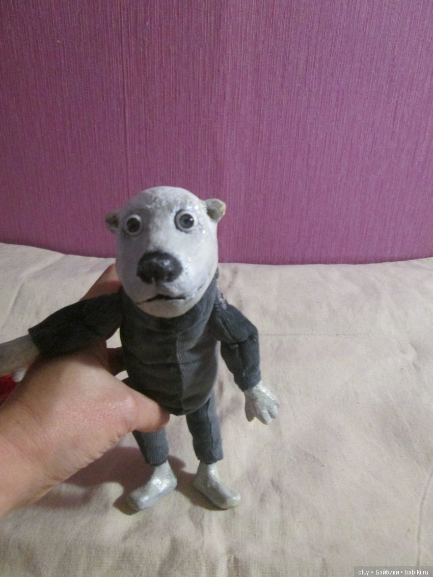 Медведь — Авторские куклы из дерева (фото 4)