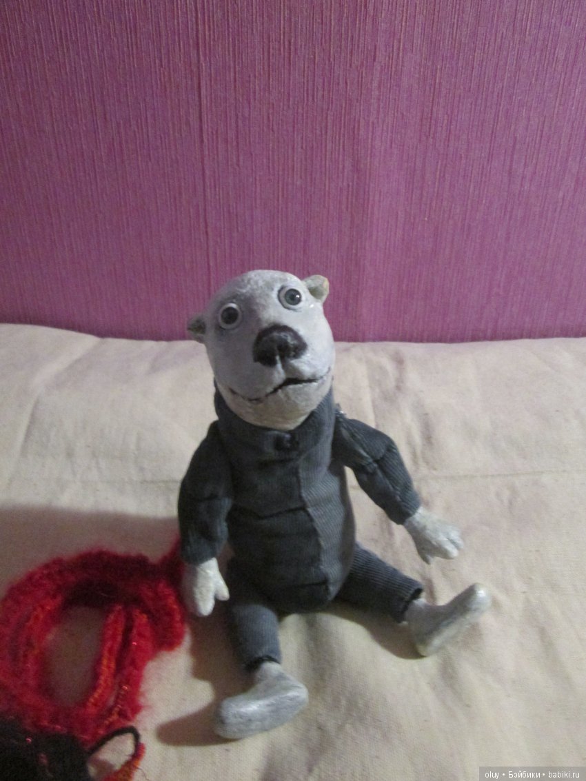 Медведь — Авторские куклы из дерева (фото 3)