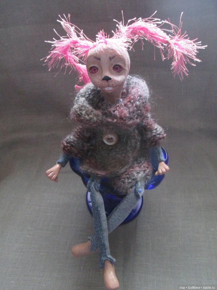 Зайки — Авторские куклы из дерева (фото 3)