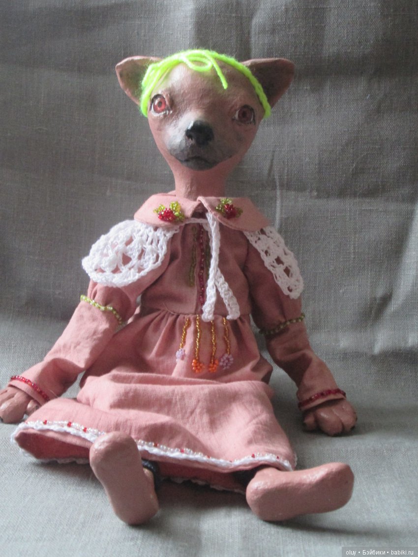 Киса и Михаил — Авторские куклы из дерева (фото 2)