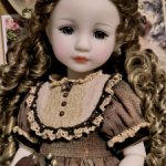 Платье для куклы Ruby red