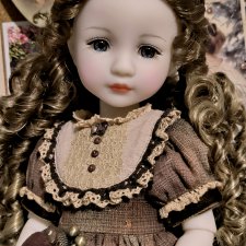 Платье для куклы Ruby red