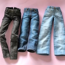 Джинсы на авторских БЖД 30-32 см