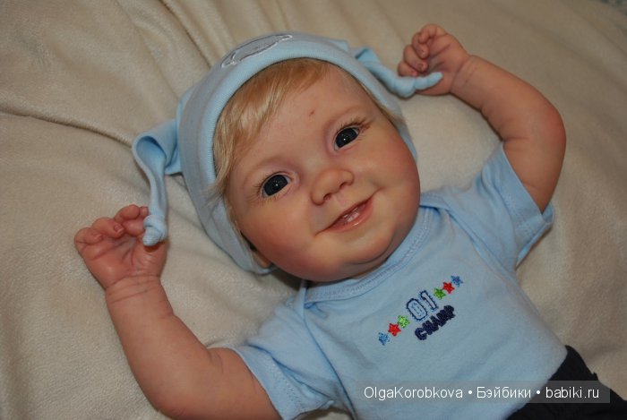 Малыш реборн из молда Emilia by Ping Lau (фото 8)