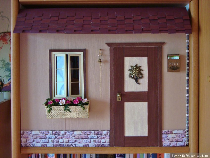 Румбокс в стеллаже для кукол 1/6