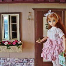 Румбокс в стеллаже для кукол 1/6