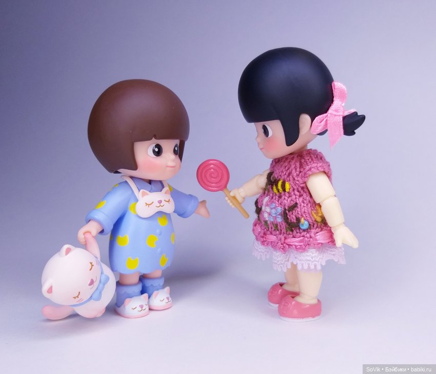 Mui chan от Popmart. Гибрид на шарнирном теле YmY (фото 9)