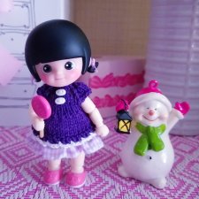 Mui chan от Popmart. Гибрид на шарнирном теле YmY