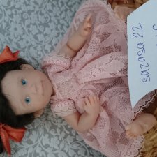 Несколько этапов создания авторской куклы Кнопочки