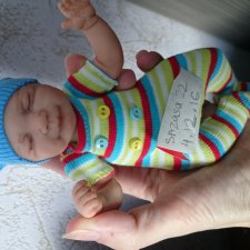 Сплюшка из полимерной глины. Авторская кукла ручной работы