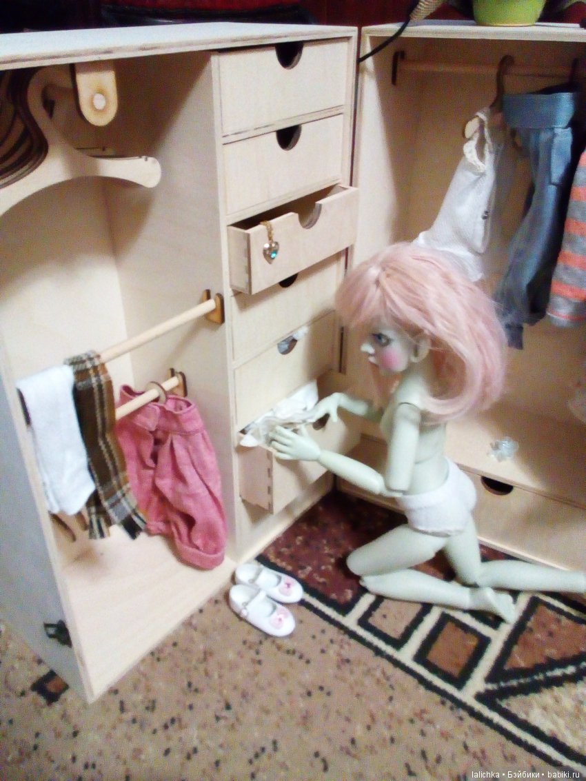 Гардеробчик для Талиссы — Куклы Kaye Wiggs (Кайе Виггс): авторские BJD (БЖД) (фото 3)