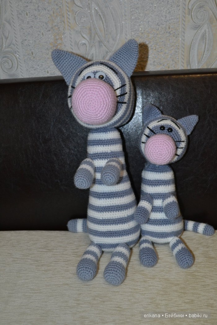 Еще немного котиков. Авторские игрушки своими руками