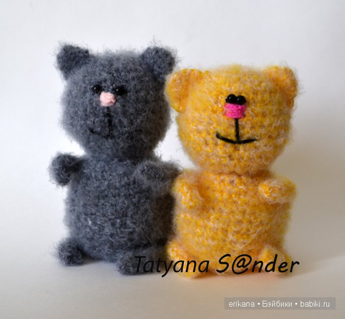 Еще немного котиков. Авторские игрушки своими руками