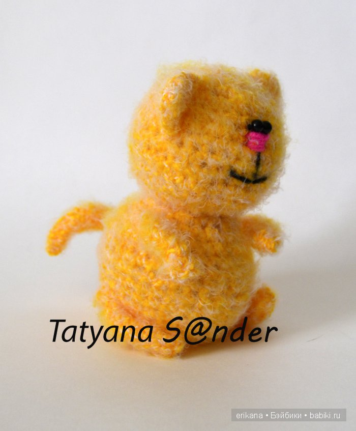 Еще немного котиков. Авторские игрушки своими руками (фото 5)