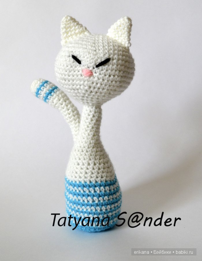 Еще немного котиков. Авторские игрушки своими руками (фото 8)