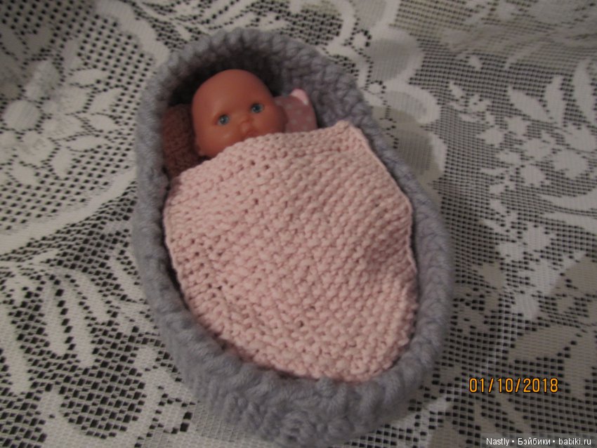 Люлечка для малыша — Аксессуары для кукол своими руками: идеи (фото 7)