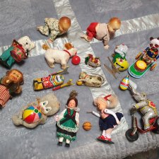 Старинные и винтажные коллекционные заводные игрушки