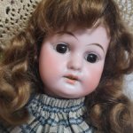 Антикварная маленькая куколка Арманд Марсель 1894, рост 37 см