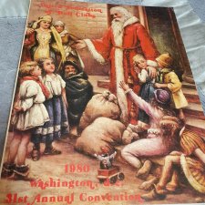 Винтажный журнал по антикварным куклам на Новогоднюю тему