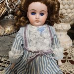 Антикварная куколка Отто Дрессель 32 см