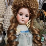 Антикварная куколка, предположительно Сонненберг , 32 см