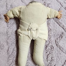 Антикварное тело для пупса в идеально новом состоянии, 20 см