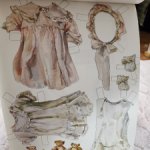 Чудесный винтажный альбом с бумажными куколками 1976-1980гг