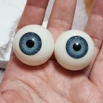 Винтажные глаза большого размера. 25 мм.