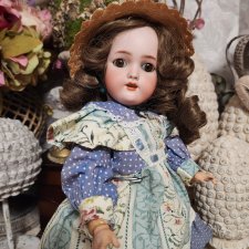 Антикварная куколка Симон Хальбиг Генрих Хандверк 35 см